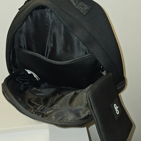 ALO Yoga Classic Black Backpack. NWT. - Picture 9 of 13